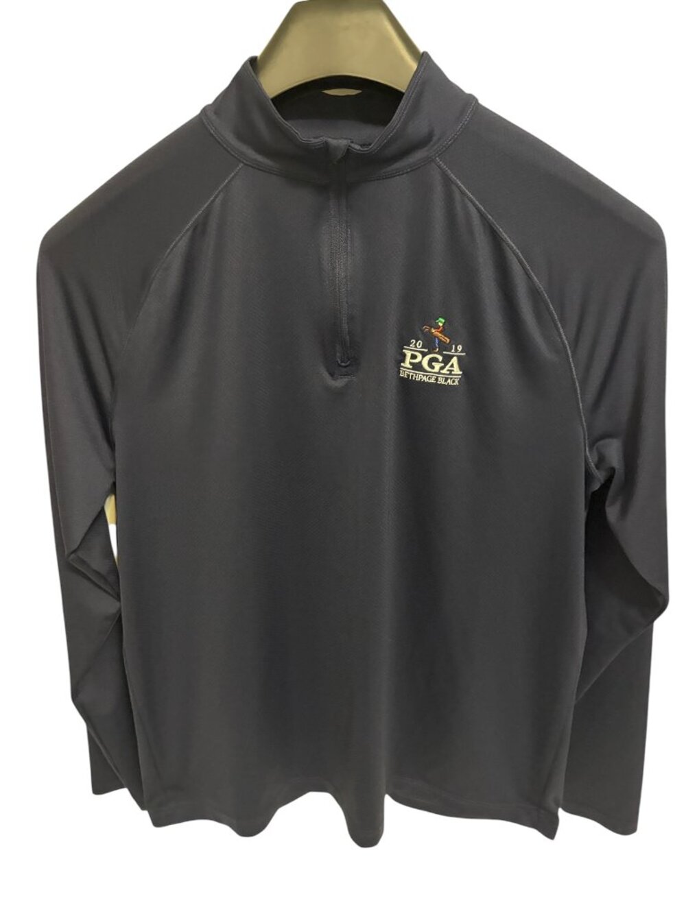 Under Armour Blue 2019 PGA Bethpage Blaclk 1/4 Zip Pullover Size Large Navy Blue